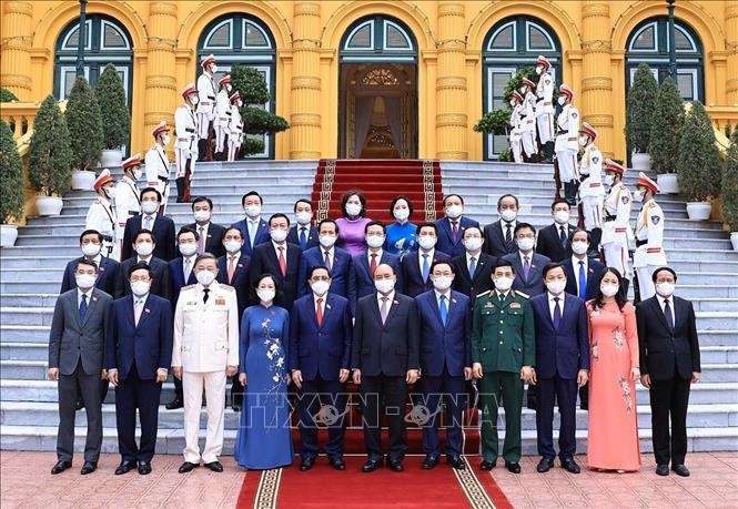 Chủ tịch nước trao quyết định bổ nhiệm các thành viên Chính phủ nhiệm kỳ 2021-2026